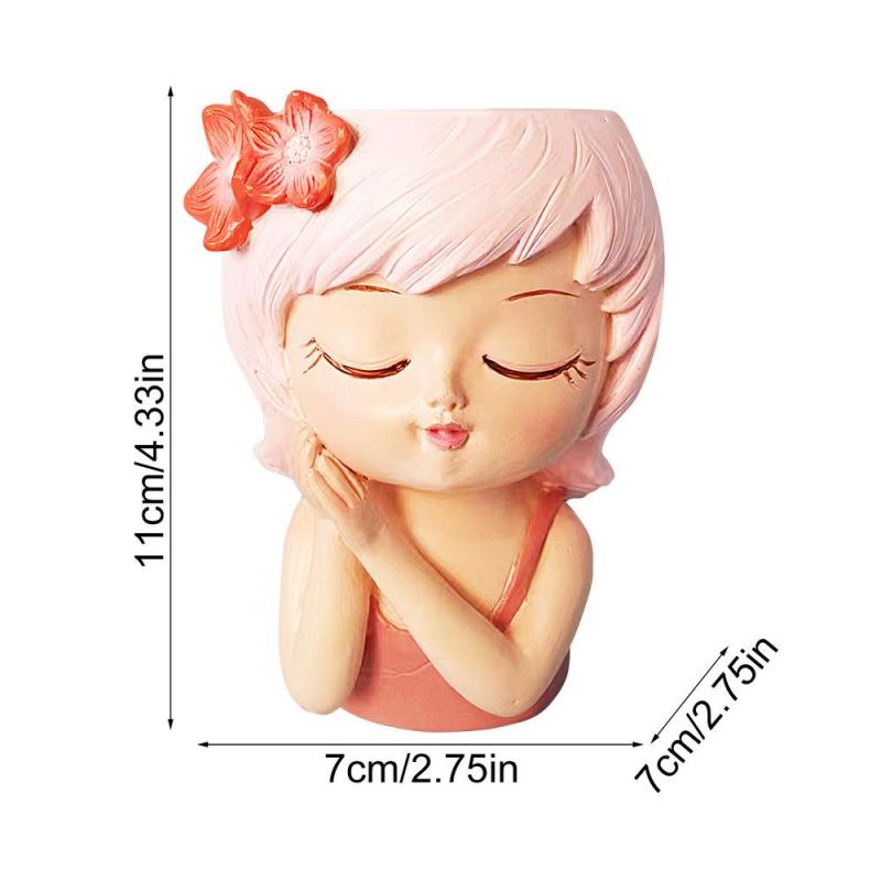 3D Fairy Girls цветочный горшок суккулентное растение цветочный контейнер для кафе кухня гостиная спальня домашний сад кашпо декор