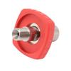 CO2 Tank Connector Red Square G5/8 To 1/4 Bspp Stainless Steel CO2 Tank Connector for Replacement