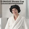 Terry Cloth Lined Bath Hair Cap EVA Exterior Shower Hair Cover Bathroom Supplies Shower Cap  Girls