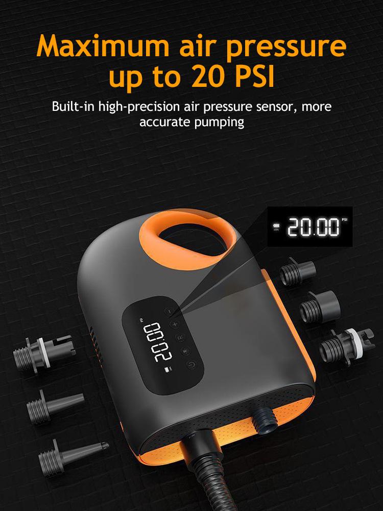 20 PSI Переносной воздушный насос надувной DC SUP насос электрический надувной сдуваемый воздушный насос для серфинга доска для гребли лодка каяк