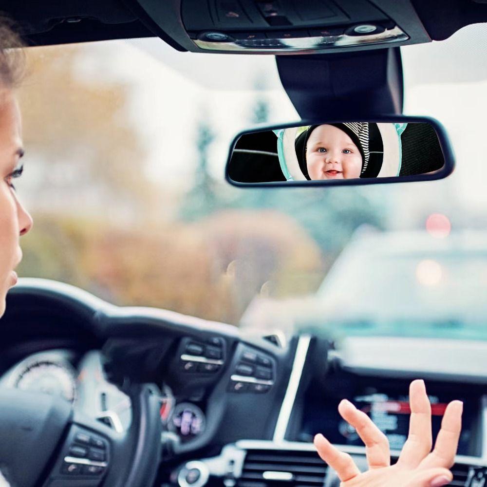 Soft Baby Rear Facing Mirrors Cute Seat Headrest Rearview Mirror Observation