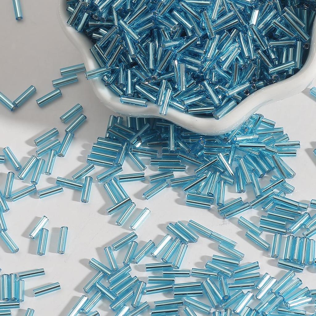 300/700 шт. Чешские цилиндрические стеклянные бисерные бусины-трубочки, европейский посевной бисер, свободные бусины для изготовления ювелирных изделий своими руками