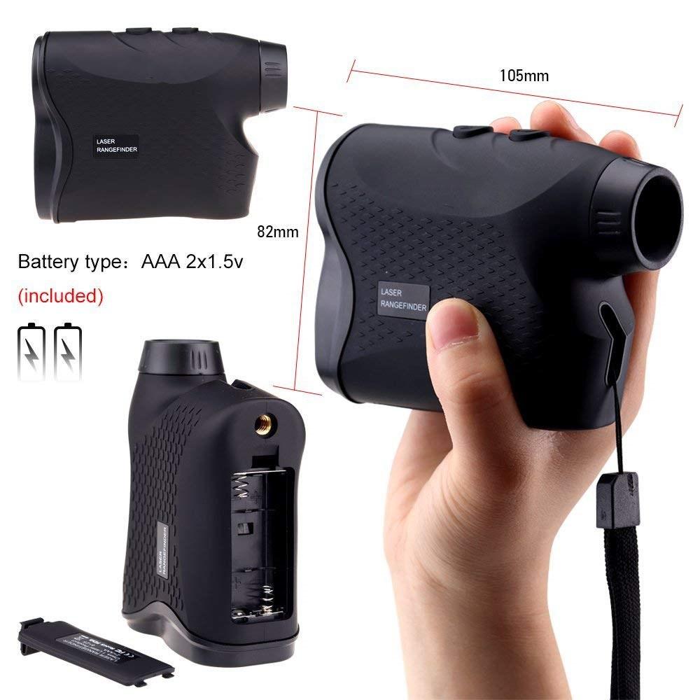 Laser Rangefinder - 500M/600M/900M for Golf & Hunting, Professional Distance Meter with Slope Switch