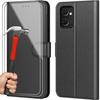 Case and Tempered Glass - OPPO - Find X5 Lite - Black - 360 Protection - Leather Effect