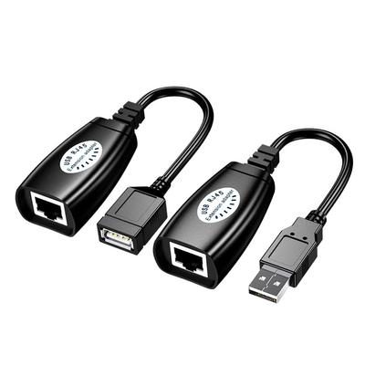 USB Rj45 Сетевой Ethernet Lan Кабель Удлинитель Профессиональный Портативный Усилитель Сигнала 50 м