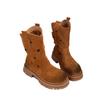 Ladies Shoes 2024 High Quality Plus Size Women's Boots Fashion Hollow Modern Boots Women New Round Toe Mid-Calf Boots Zapatos
