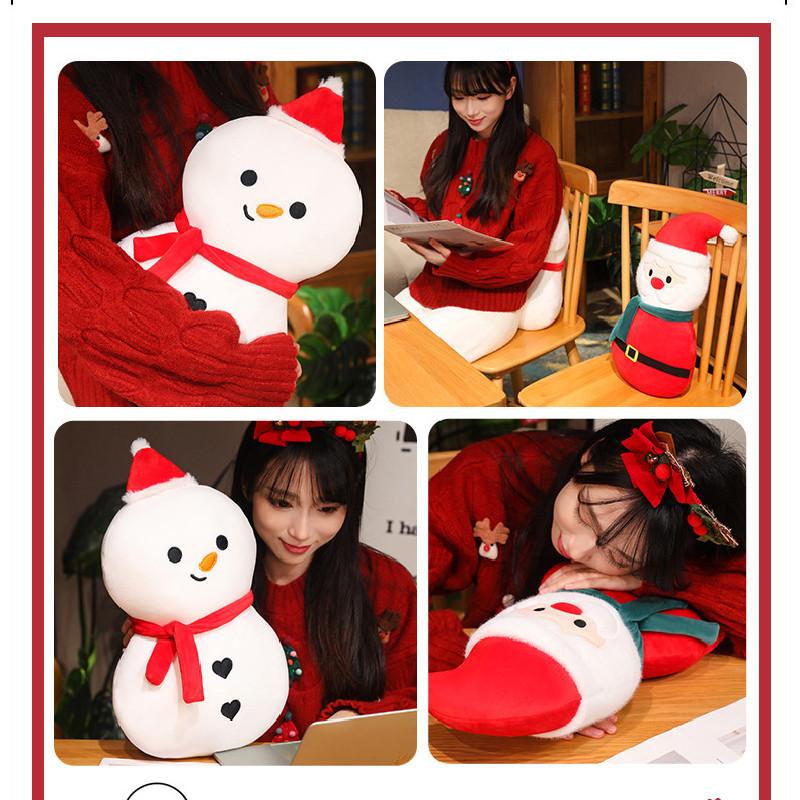 Plush Santa Adorable Claus Doll Snowman Stuffed Room Toys Kids Christmas Gift