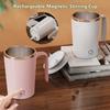Automatic Stirring Coffee Cup Kitchen Mixing Coffee Mug Rechargeable Magnetic Stirring Cup Multipurpose Mixing Cup Drinking Tool