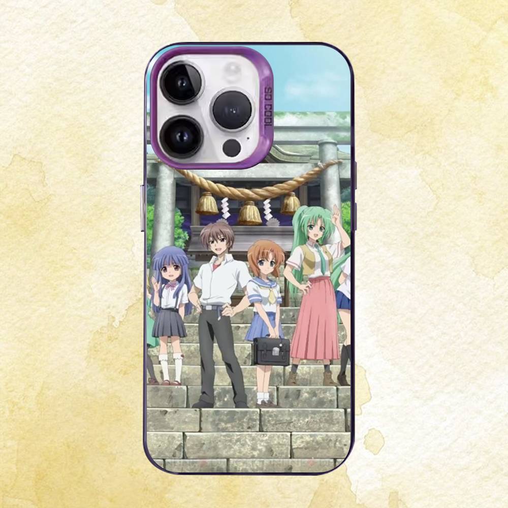 Чехол для телефона H-Higurashii When They Cry для iPhone 17 16e 16 15 14 13 12 Pro Max X XR XS MAX Задняя крышка
