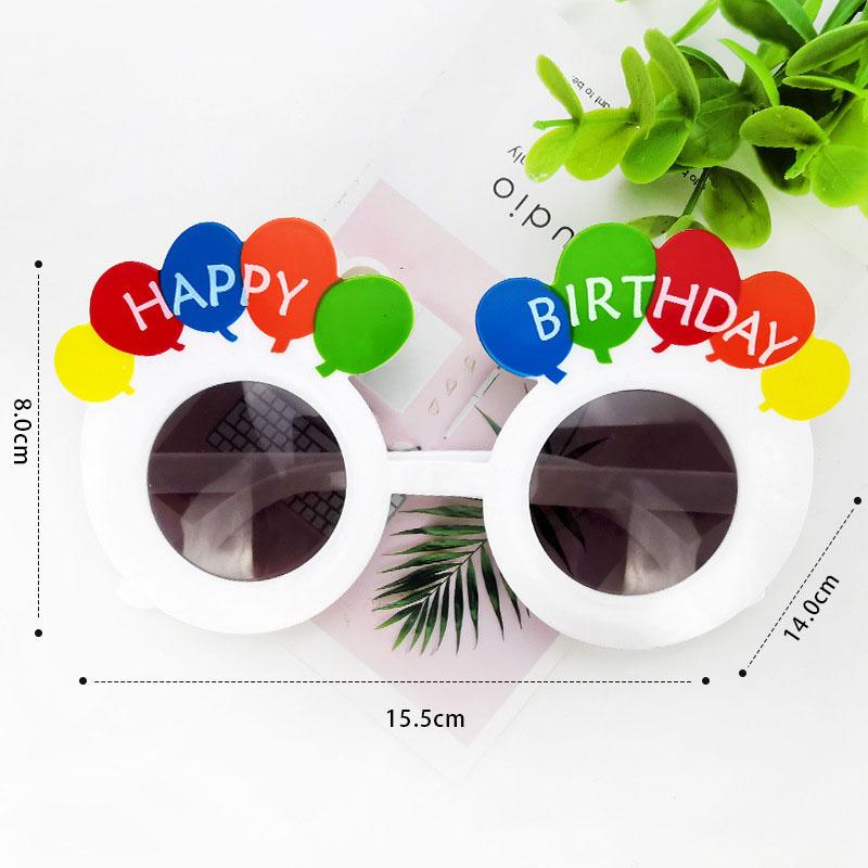 Очки с днем ​​рождения, реквизит для фотосессии, девичник, день рождения, украшение, фотокабина, очки на день рождения для взрослых и детей