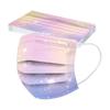 Children's Disposable Tie-dye Starry-sky Printed Mask Disposable Face Mask Ear Loop Mask 10PCS