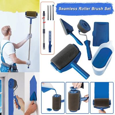 Многофункциональный настенный декоративный валик для краски, угловая кисть с ручкой, инструмент «сделай сам», бытовой простой в эксплуатации набор кистей для рисования
