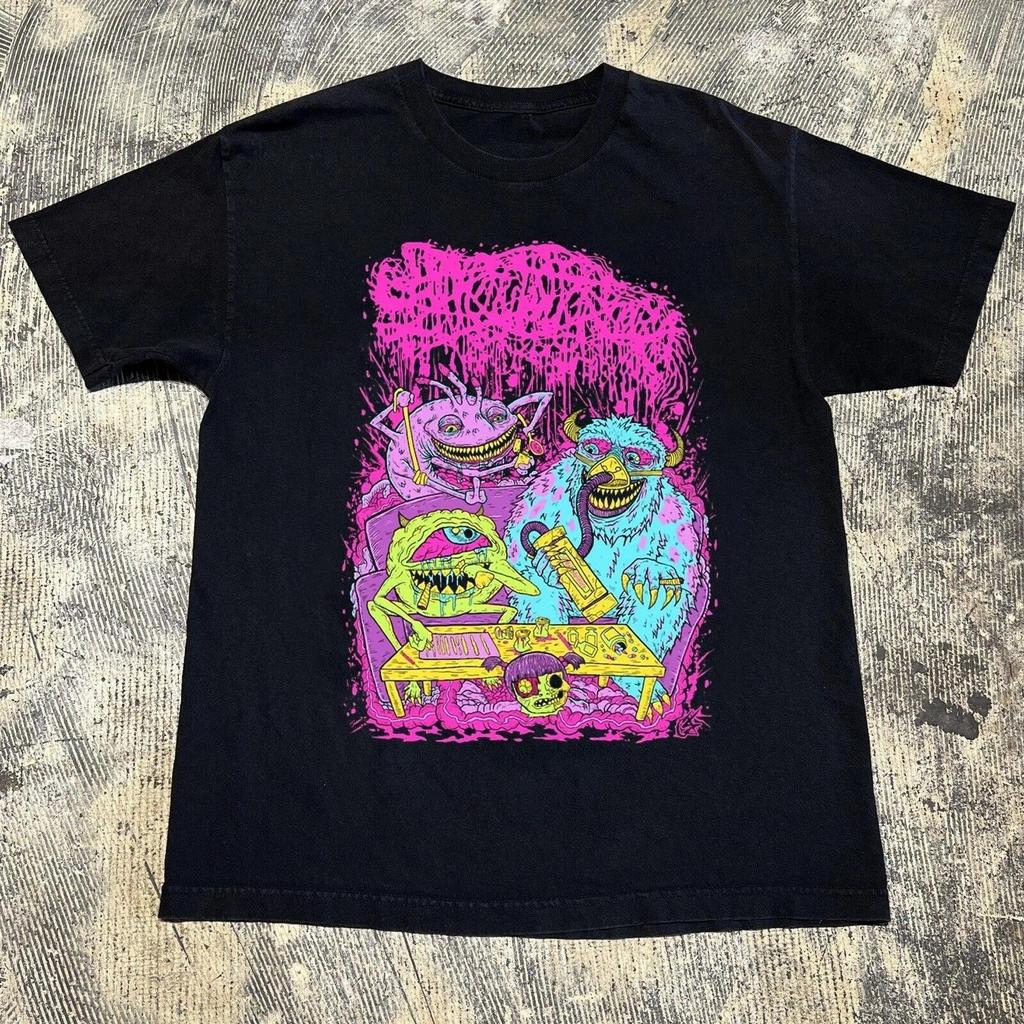Sanguisugabogg Monsters Poster Band Black Cotton T Shirt Full Size S-5XL BL1841