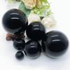 20/30/40/50mm Black Obsidian Sphere Large Crystal Ornament Feng Shui Sphere Office