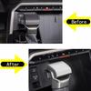 For Toyota Tundra -2025 ABS Silver Interior Gear Shift Knob Head Cover Trim