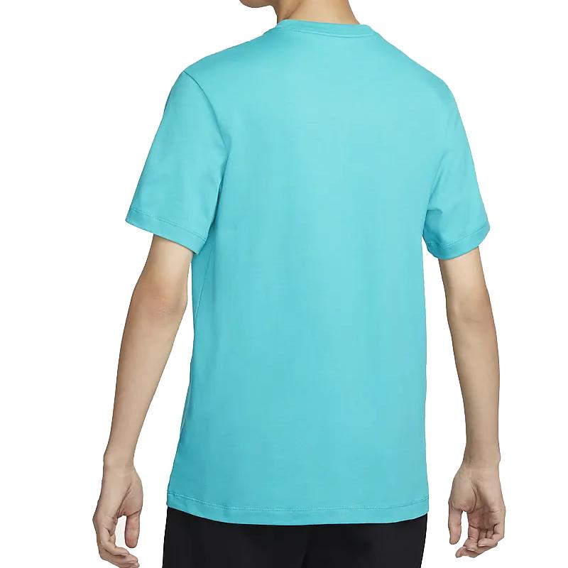 Nike Спортивная одежда с логотипом Letter Casual Pullover с коротким рукавом Футболка мужская футболка Cactus-Green AR5005-345