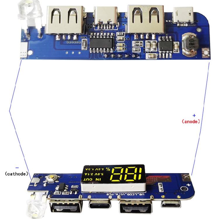 3.7V Двойной USB 5V2A Плата-модуль Power Bank для DIY Power Bank Мобильная зарядка
