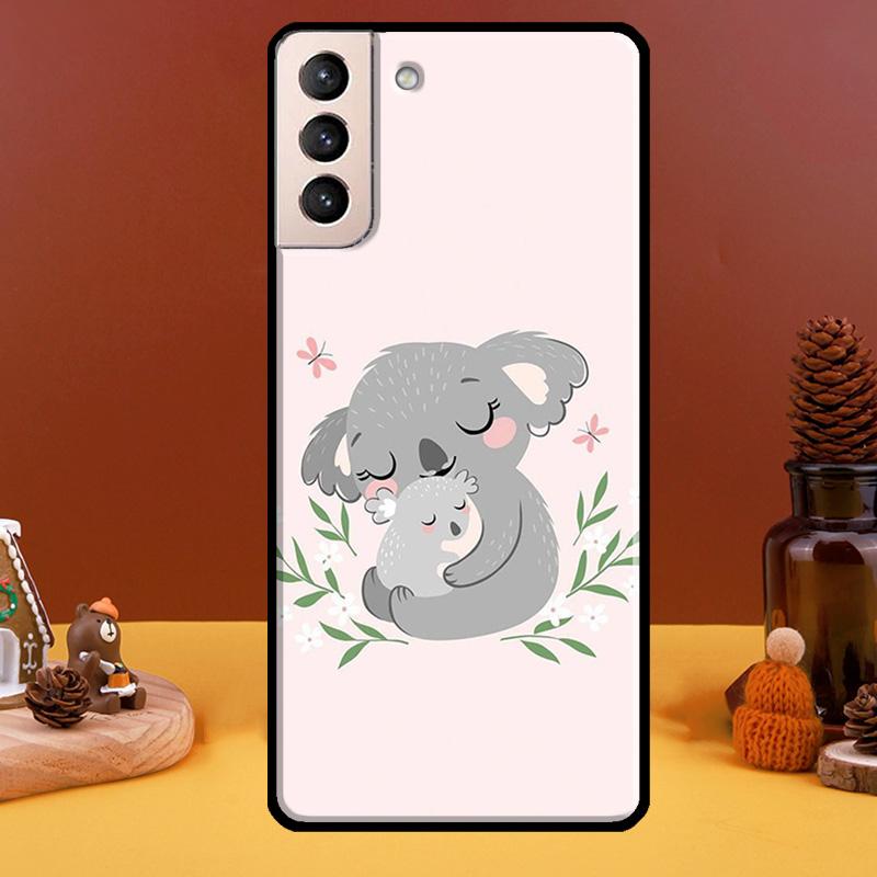 Милый мультяшный акварельный животный коала Чехол для телефона для Samsung Galaxy S21 S22 Ultra Note 20 S8 S9 S10 Note 10 Plus S20 FE Fundas