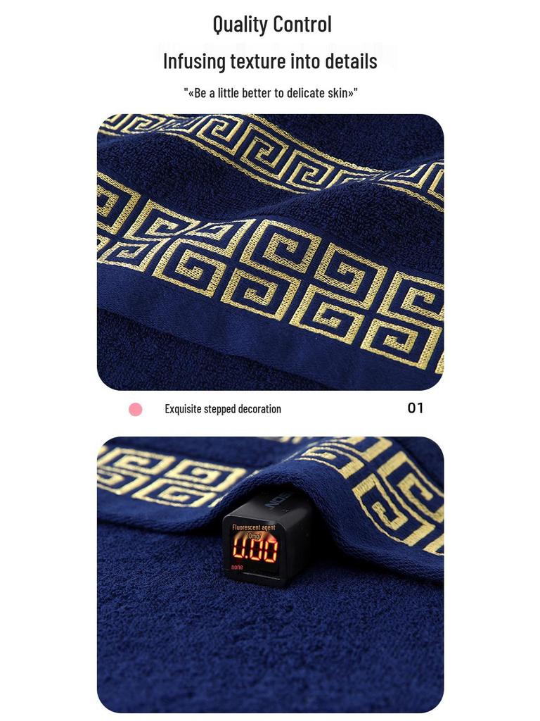 Набор роскошных пятизвездочных отельных банных полотенец из чистого хлопка - Очень толстые и впитывающие