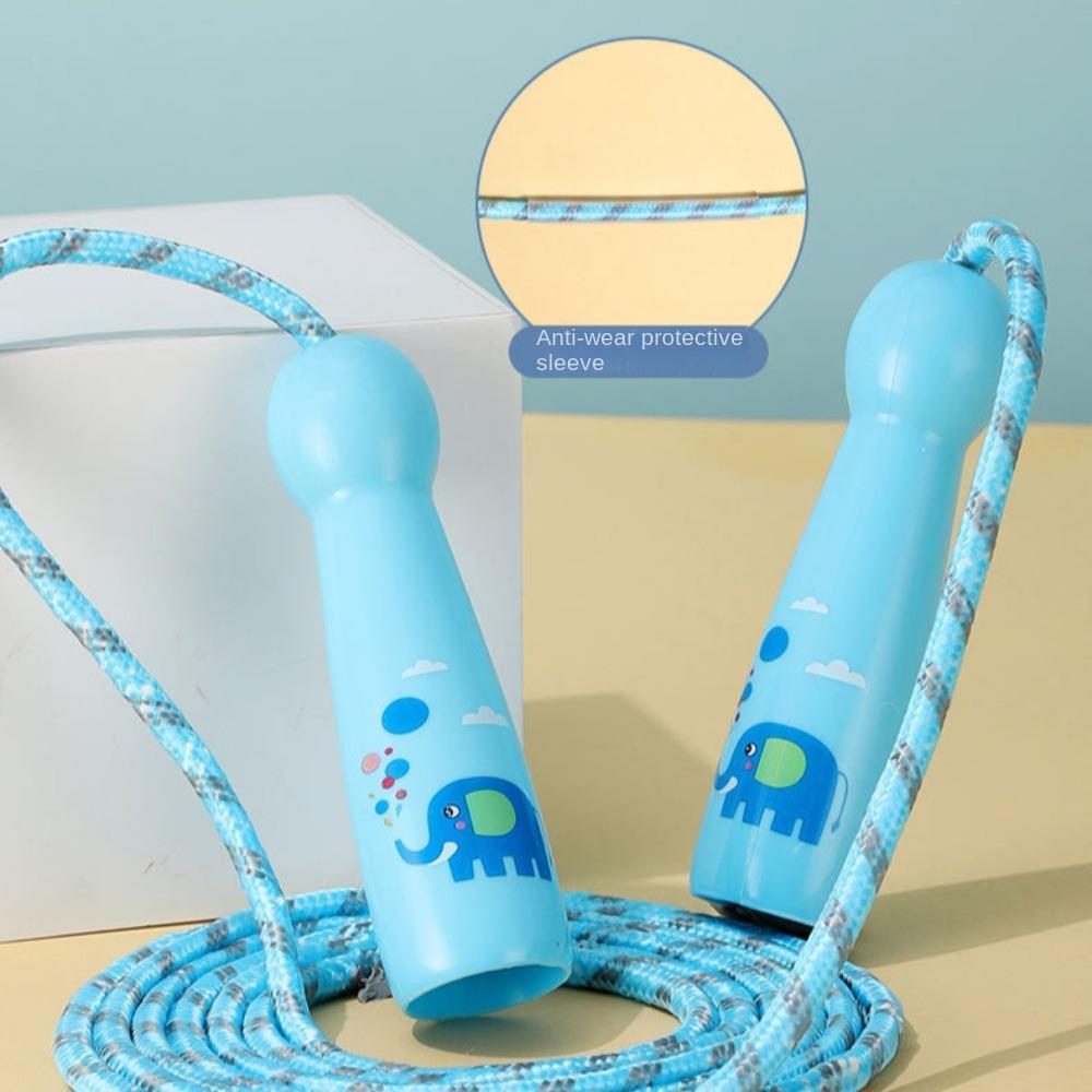 Тренировочная скакалка Хлопковая скакалка Регулируемая скакалка Портативные скакалки для прыжков на открытом воздухе