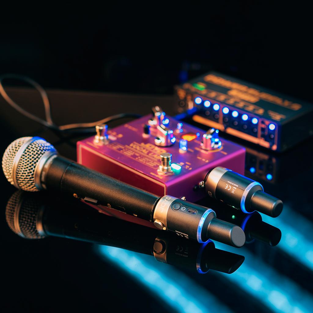 JOYO MW-1 5,8 ГГц перезаряжаемая беспроводная микрофонная система Беспроводной микрофонный передатчик и приемник