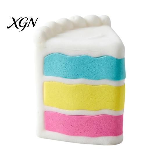 Slow Rebound Stress Ball Rainbow Cake Relief Toy Rising Dessert Squeeze Giant Home Office Workers Hand Relaxation Sensory Party Favors