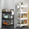 Mobile Storage Rack Trolley Kitchen Bathroom Bedroom Multi Storey Snacks Storage Rack with Wheels Organizer Home Accessories
