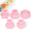 Donut Mold Baking Tool Heart Star Circle Flower Shape Fudge Bread Bakery Mould for Bakery Kitchen