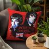 O-Oasis Band Pillow Case For Sofa Decor Car Office Room Printing Cushion Cover Decorations and Protector
