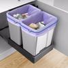 6PCS Multifunctional Elastic Trash Can Bands Adjustable Rubber Bands Cord Lock Household Garbage Can Bands For Home Office