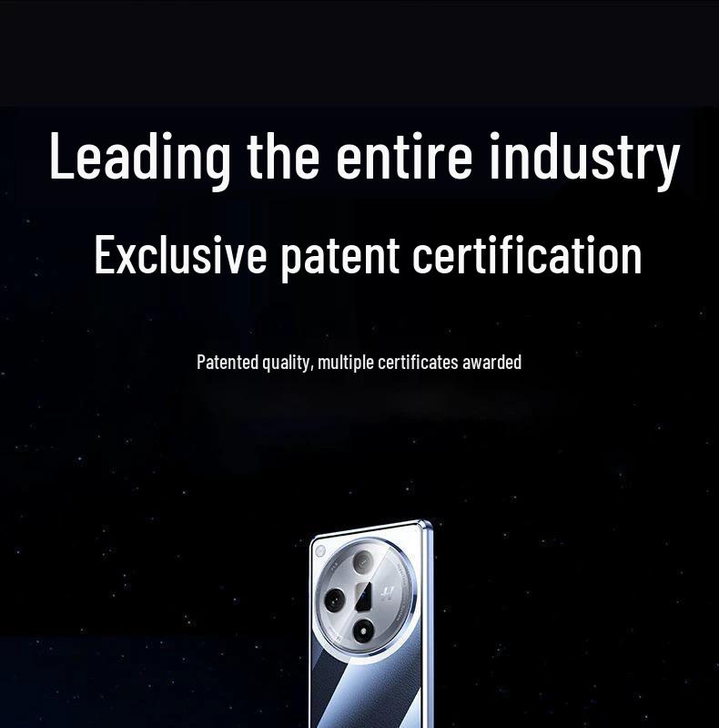 Магнитный стеклянный чехол Oppo Find X8/X9 Pro с защитой от подглядывания и зеркальным протектором