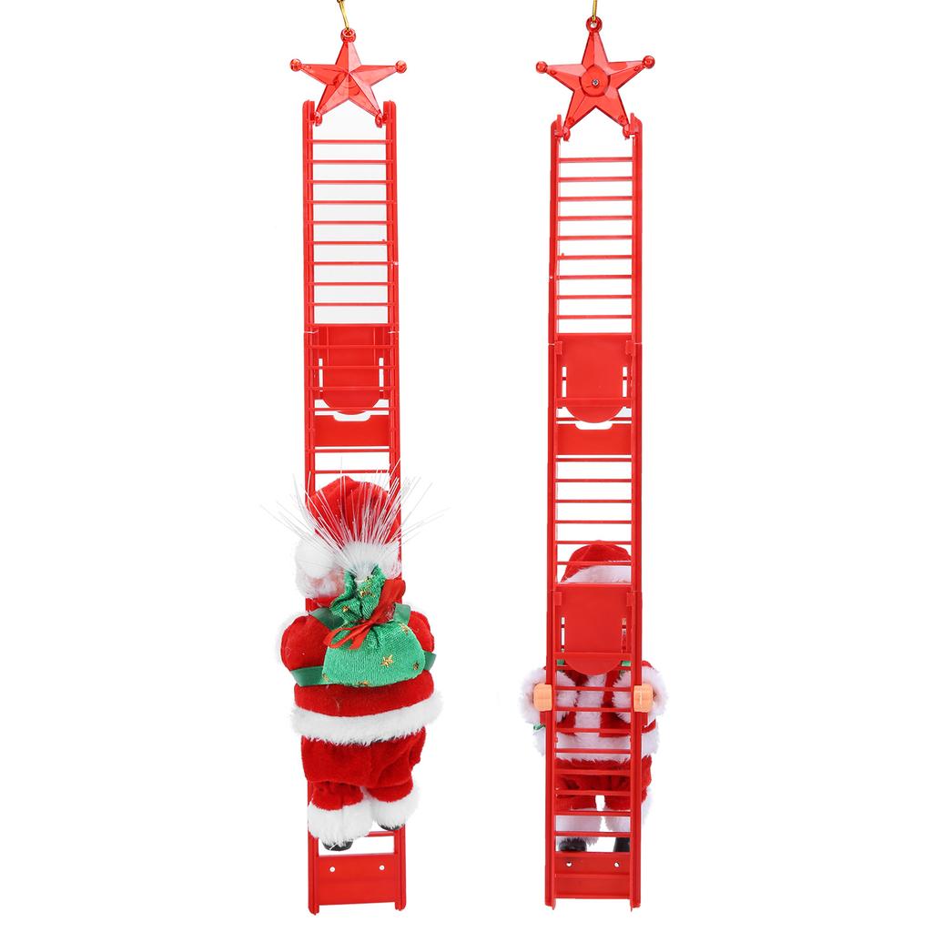 Электрический Санта Клаус, поднимающийся по лестнице, Рождественская игрушка, Домашнее украшение, Декор, Детский подарок