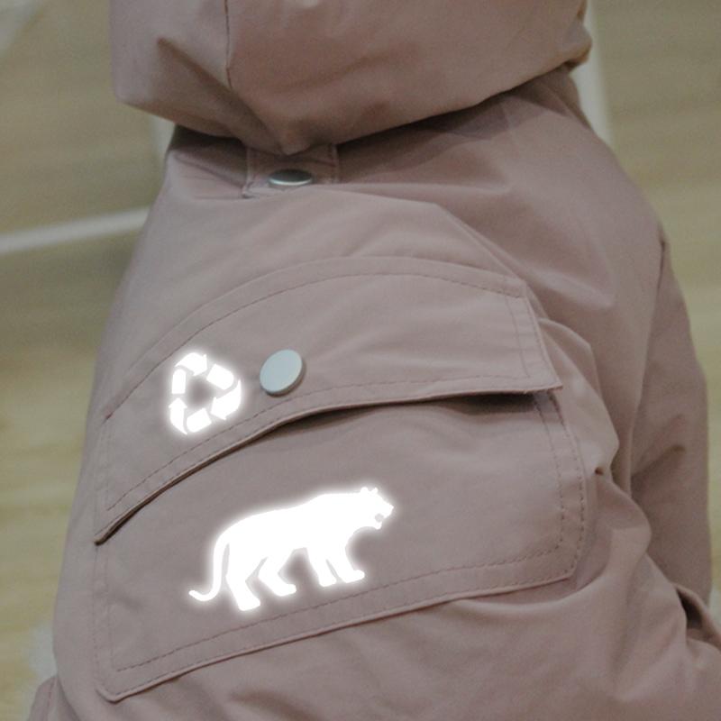 Термотрансферные серебряные светоотражающие ленты, наклейки для одежды для домашних животных, наклейки для кукол, термопресс, аппликация Parches Ropa, виниловая пленка «сделай сам»