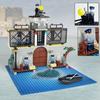 42123 MOC Морская тюрьма, сцена, строительный блок, модель игрушки, Детская игрушка-строительный блок