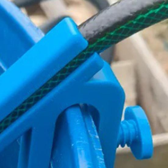 Aquarium Hose Holder with Clamp Fish Tank Water Tube Clamp Adjustable Clamp Hose Holder Prevents Slipping for Water Barrels