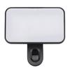 Portable Selfie Light Video Conference Lighting with Clamp Rechargeable 3 Light Modes for Vlog Makeup