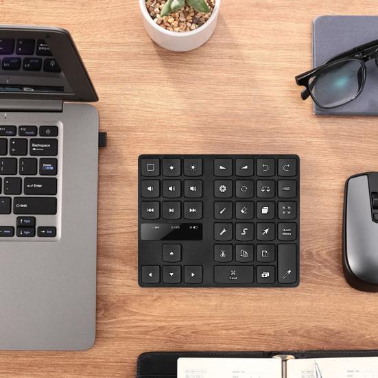 35 Keys Drawing Mini Numpad Rechargeable Fast Charging Long Standby Time Portable