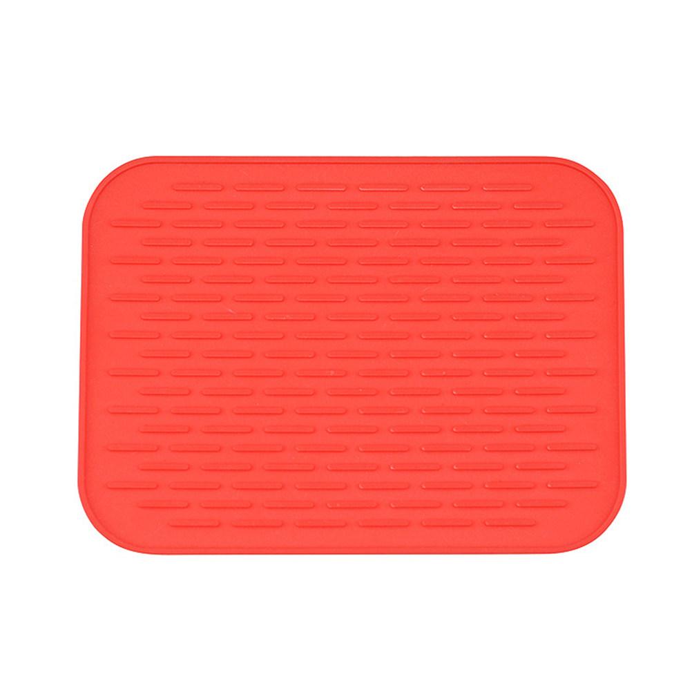 Silicone Heat Resistant Mat Colorful Non-Slip Kitchen Pot Holder Hot Pad Silicone Table Mat Cooking Cushion Placemat