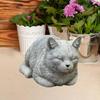 Realistic Cat Sculpture Resin Animal Figurines Art Figurines Ornaments  Garden Decor