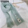 Scarf Spring and Autumn Edition Long Strip Scarf Women's Spring and Autumn Neck Protection Long Strip Scarf Korean Series