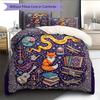 Diamond Embroidery Style Pattern Bedding Quilt Set  Home Decoration  Gift (1 * duvet cover + 2 * pillowcase  without core)