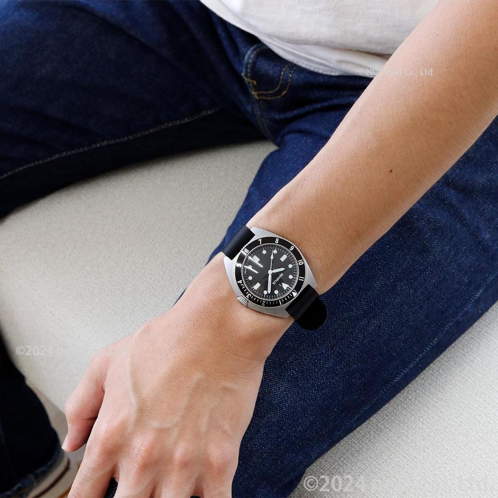 Военные часы черные [Benrus] TYPE-1-SILVER мужские