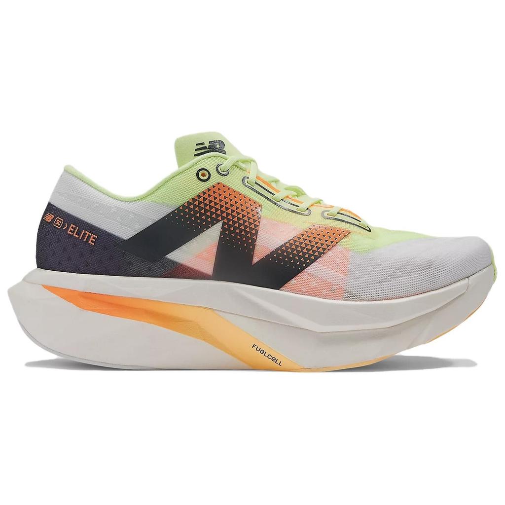 New Balance FuelCell SuperComp Elite V4 White Lime Mango Men Sneakers Bleached-Lime-Glow Hot-Mango MRCELLA4