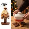 Cast Iron Pan Heat Mat Collapsible Wooden Trivets for Hot Dishes, Tree-Shaped Resistant Potholders, Insulation Cookware Folding Mats Teapots And Pans
