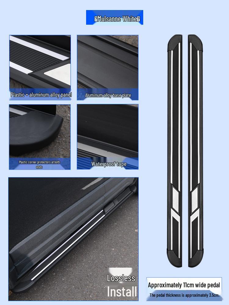 2024 Beijing BJ30 Electric Vehicle Aluminum Foot Pedals with Welcome Lights