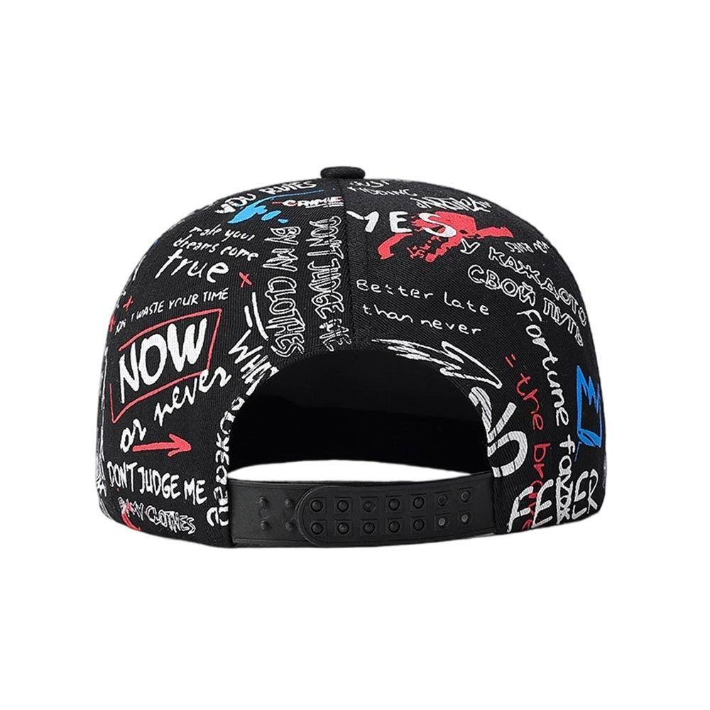 Print Baseball Cap Hip Hop Visor Casual Sun Hat for Men Women