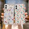 Чехол для телефона с цветком для iPhone 11, чехол для iPhone 12, 11, 13, 14 Pro Max, чехол для iPhone XR X XS Max 7 8 Plus SE 2022, мини-прозрачный чехол