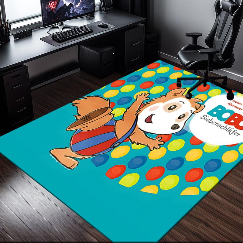 1PC Bobo Siebenschlafer Rug for Livingroom,Bedroom, Palyroom, Chair Rug, Area rug, Game Carpet, Large Size Rug Fan Christmas gift