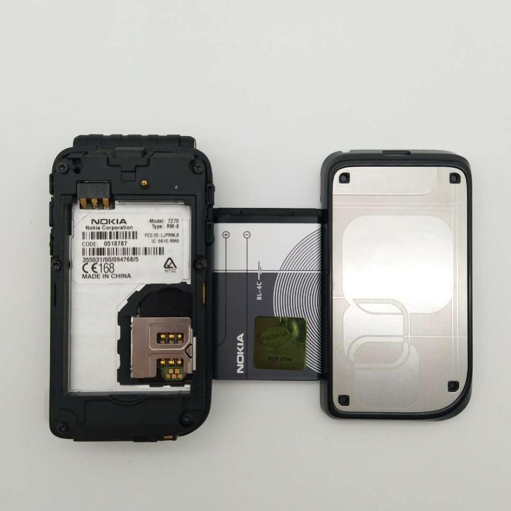 Refurbished Nokia Unlocked Original Nokia 7270 Flip GSM  2G Mobile Phone With 1 SIM