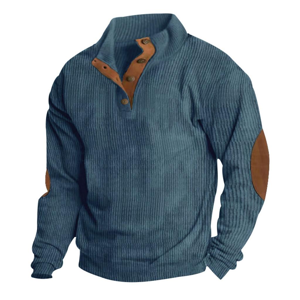 Spring And  Men's Standing Collar Sweatshirt Is Outdoor Casual Sweaters Tops